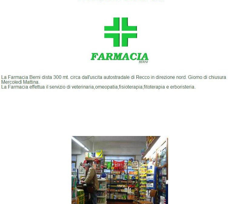 Farmacia Berni Recco Genova